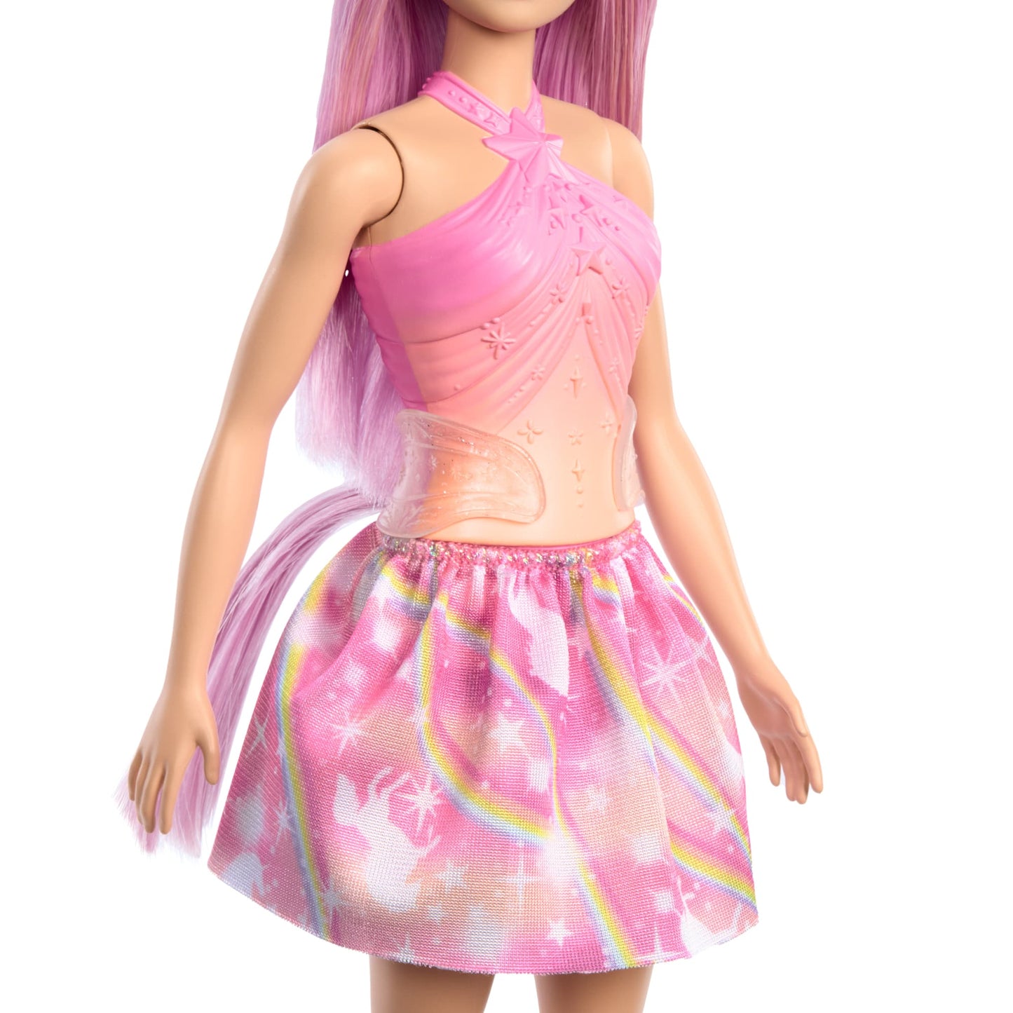 Barbie Fantasia Boneca Saia de Unicórnio de Sonho Rosa
