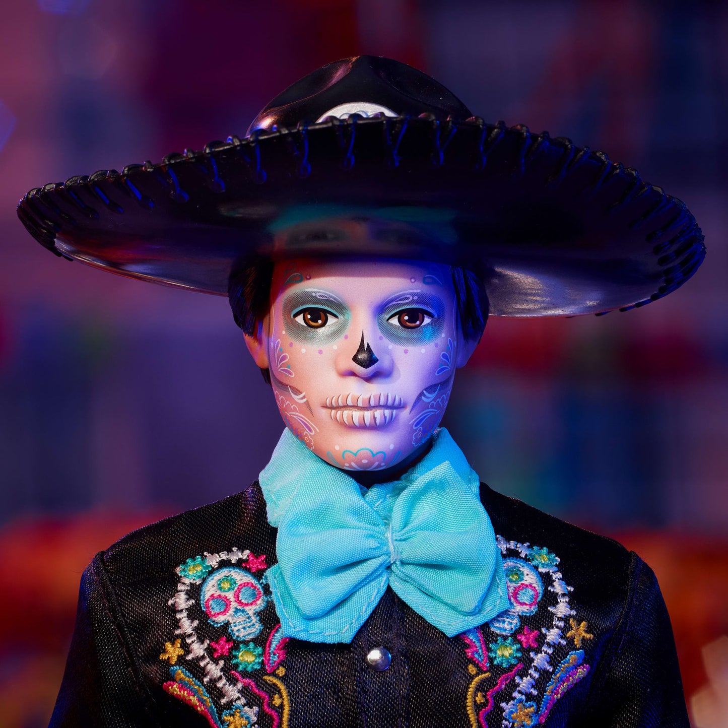 Barbie Signature Día De Muertos 2024 Collectible Ken Doll in Black Suit With Hat