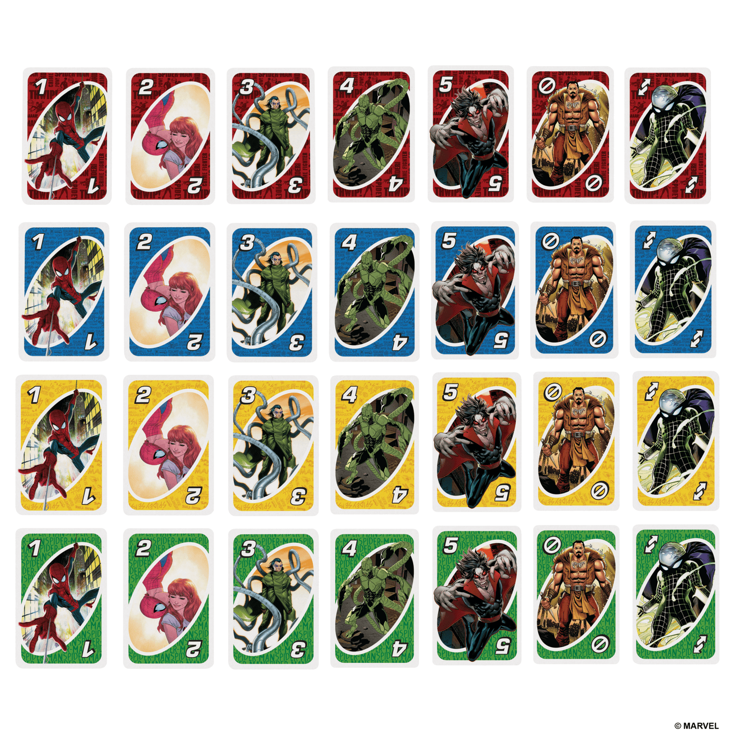 UNO Jogo de Cartas Marvel Spider-Man