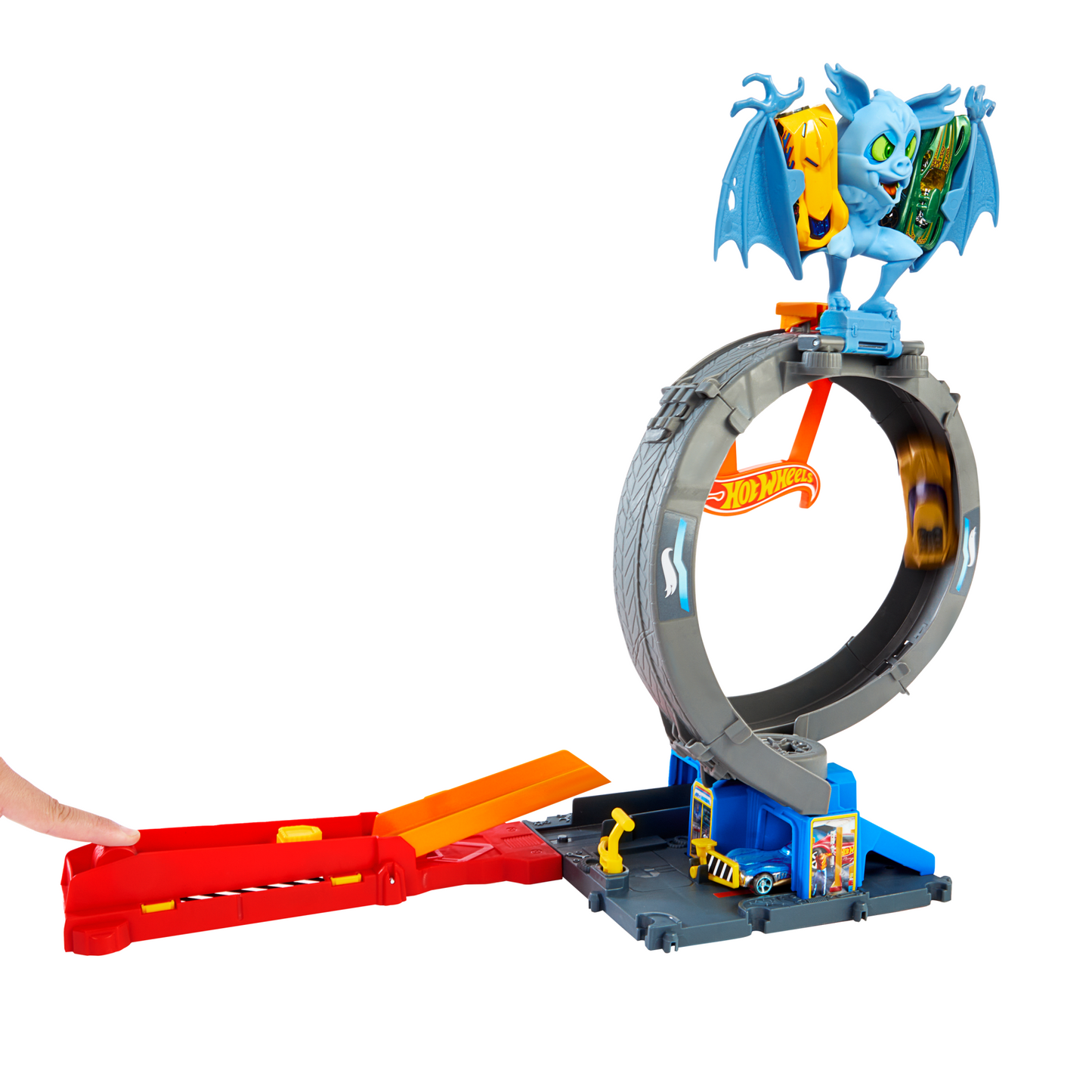 Hot Wheels City Pista de Juguete Ataque de Murciélago