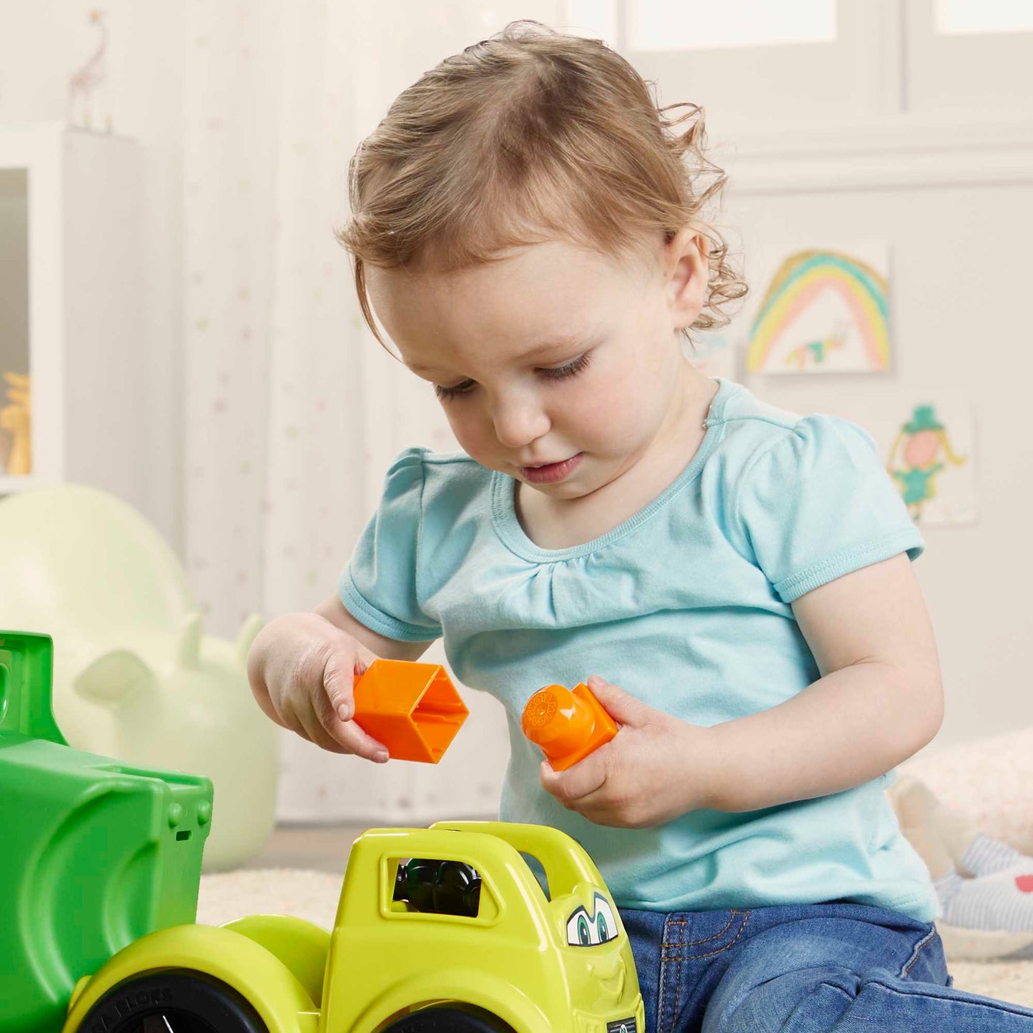 Mega Bloks Juguete de Construcción Pequeño Vehículo de Reciclado