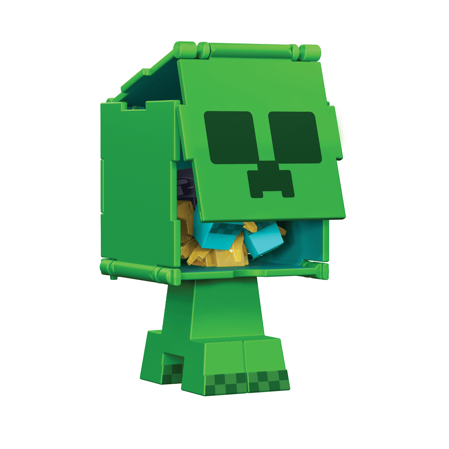 Minecraft Vanilla Figura de Acción Flippin' de 3.75 Creeper + Creeper Cargado
