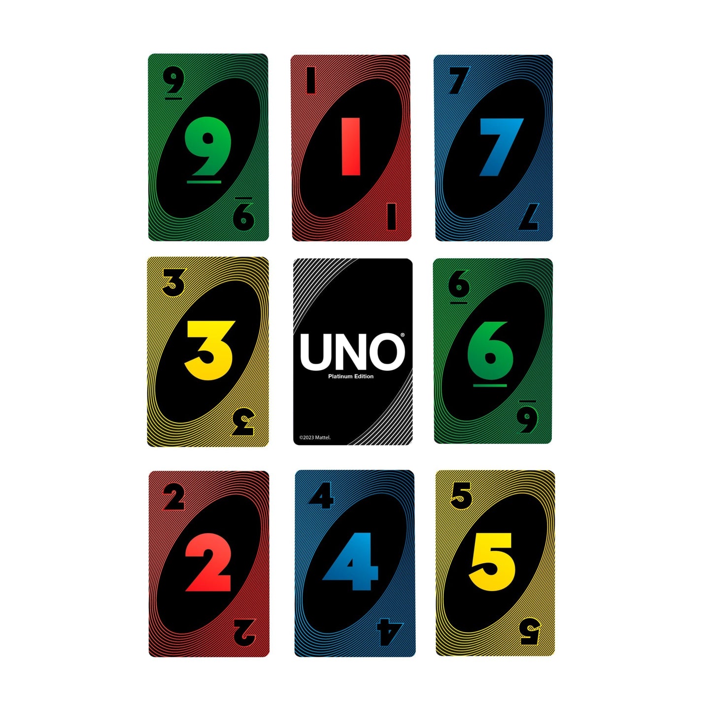 UNO Juego de Cartas Platinum