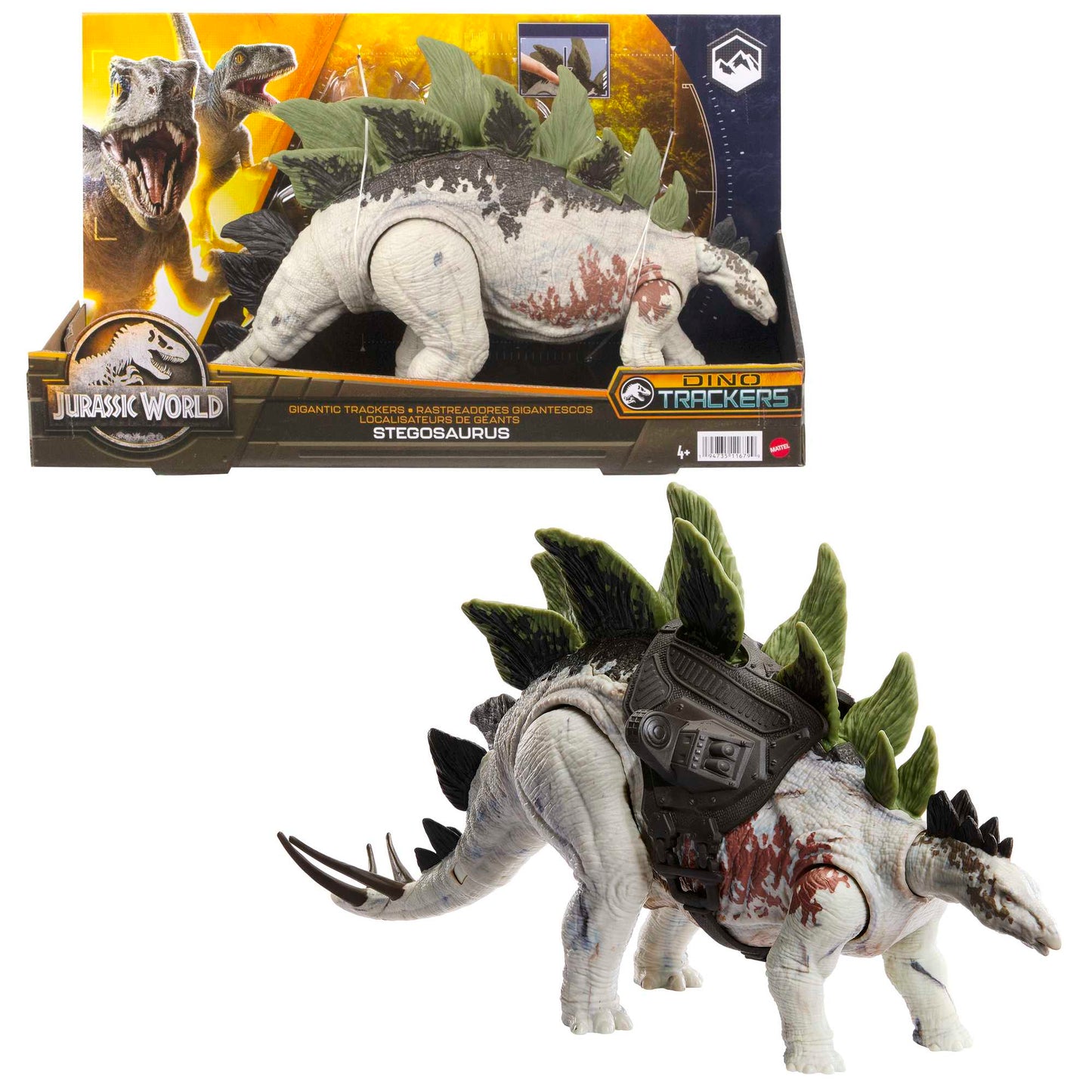 Jurassic World Dinosaurio de Juguete Rastreadores Gigantes