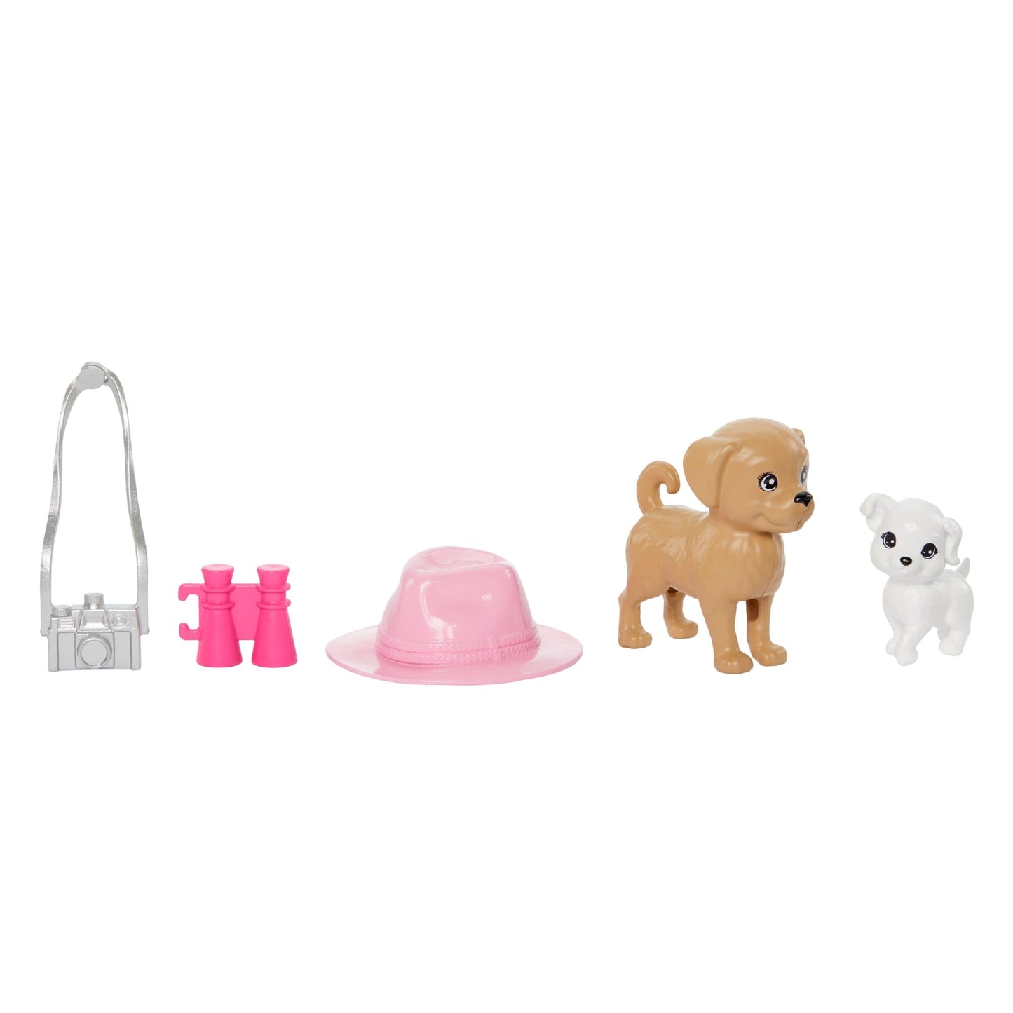 Barbie-Coffret Poupées Stacie et Barbie Avec 2Chiots et Accessoires