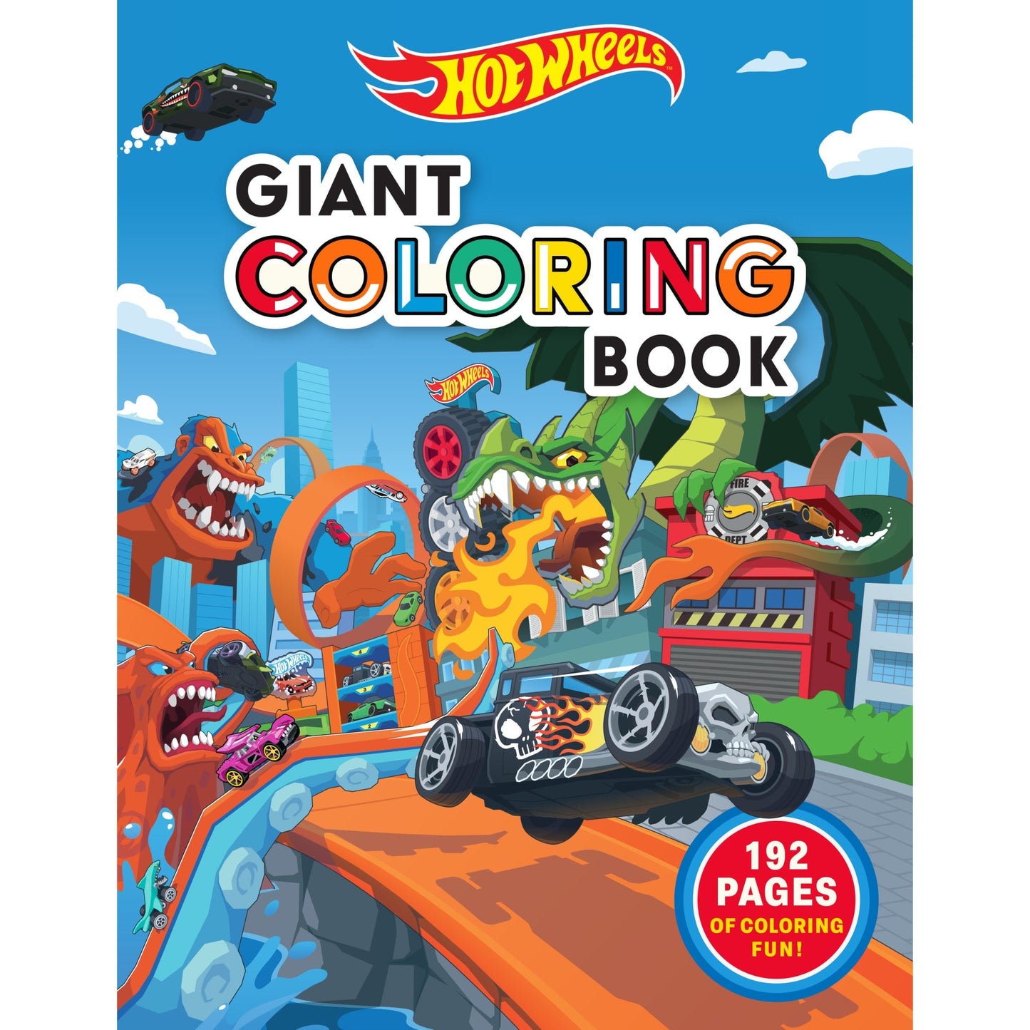 Hot Wheels: Giant Coloring Book