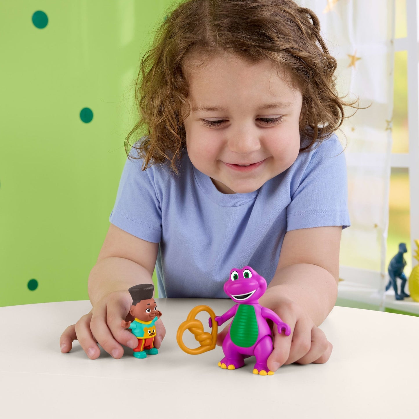 Fisher-Price  Barney'S World  David Ami de Barney et Barney
