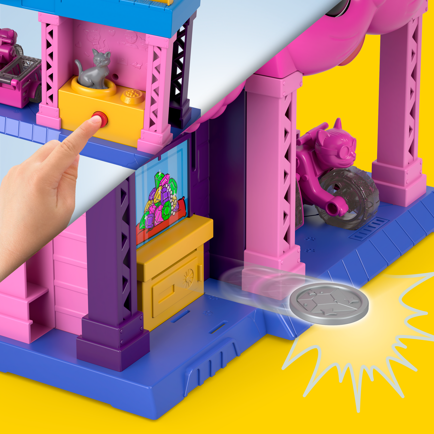 Imaginext Dc Super Friends Maison de Jeu de Catwoman, Figurine, Acc.