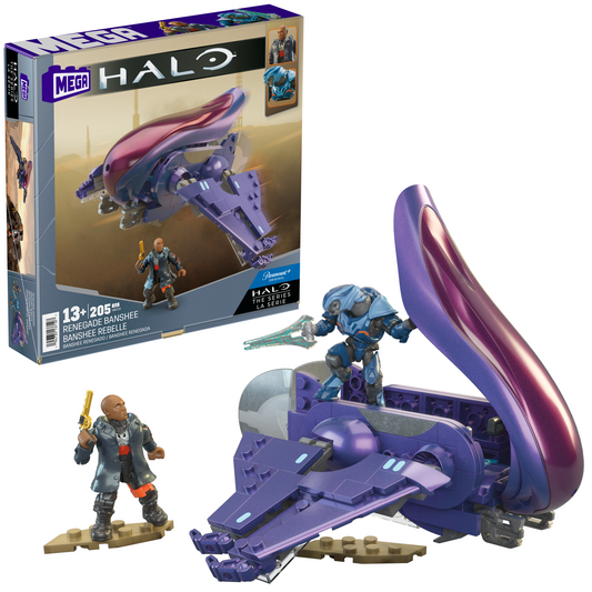 Mega  Halo  Coffret de Construction  Banshee Rebelle, 2Figurines
