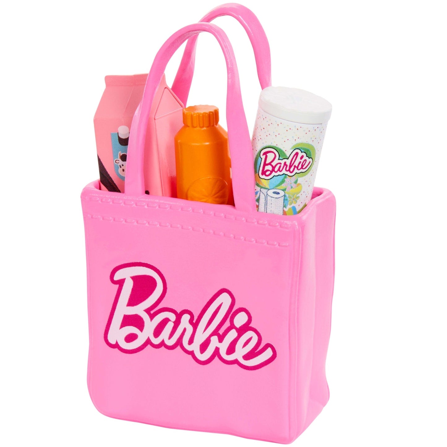 Barbie World  Coffret  Épicerie Amusante, 11Accessoires Pour Poupée