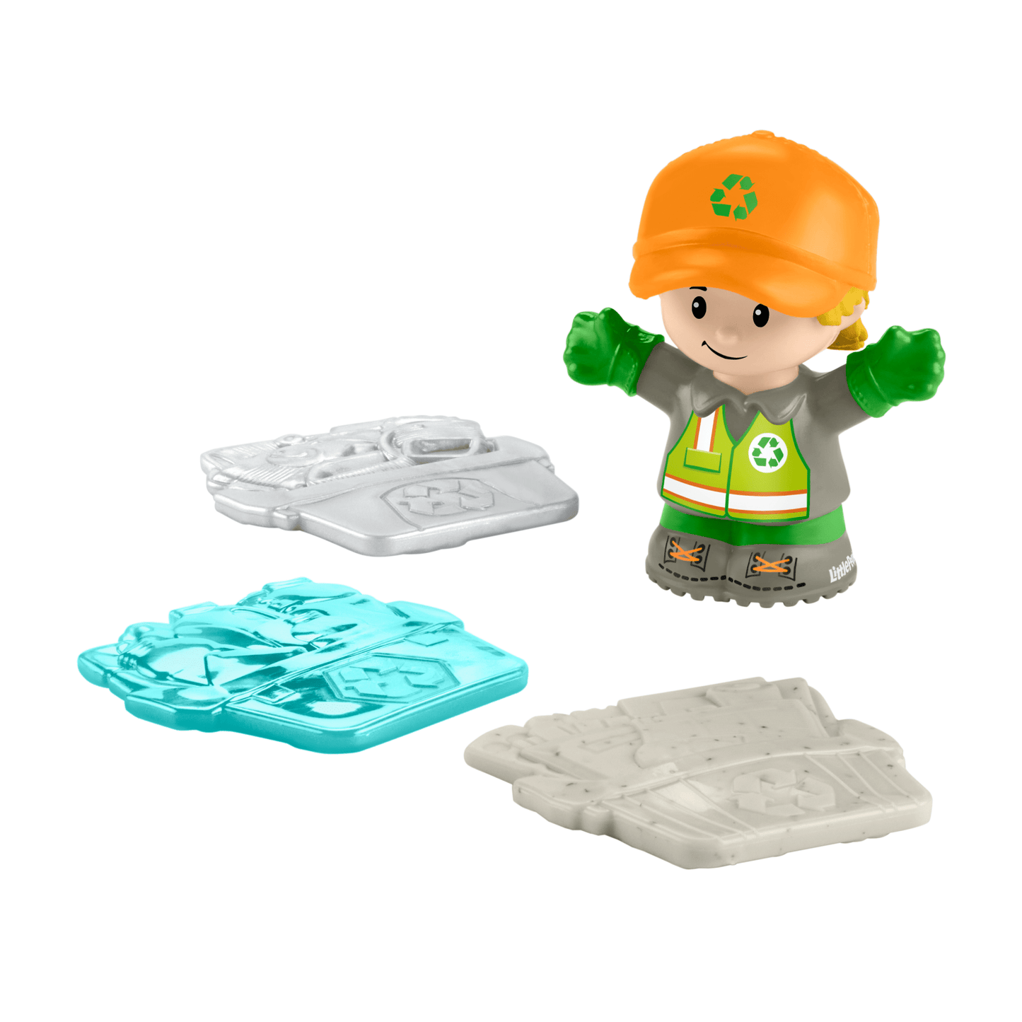 Fisher-Price  Little People  Camion de Recyclage Musical, 5Éléments
