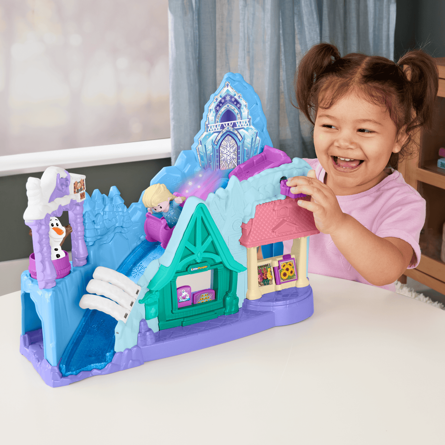 Little People Frozen Juguete para Bebés Aventuras en Trineo en Arendelle