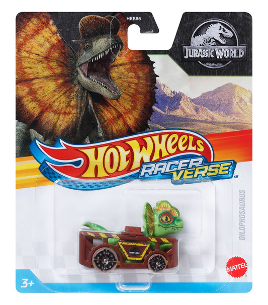 Hot Wheels RacerVerse Vehículo de Juguete Dilofosaurio