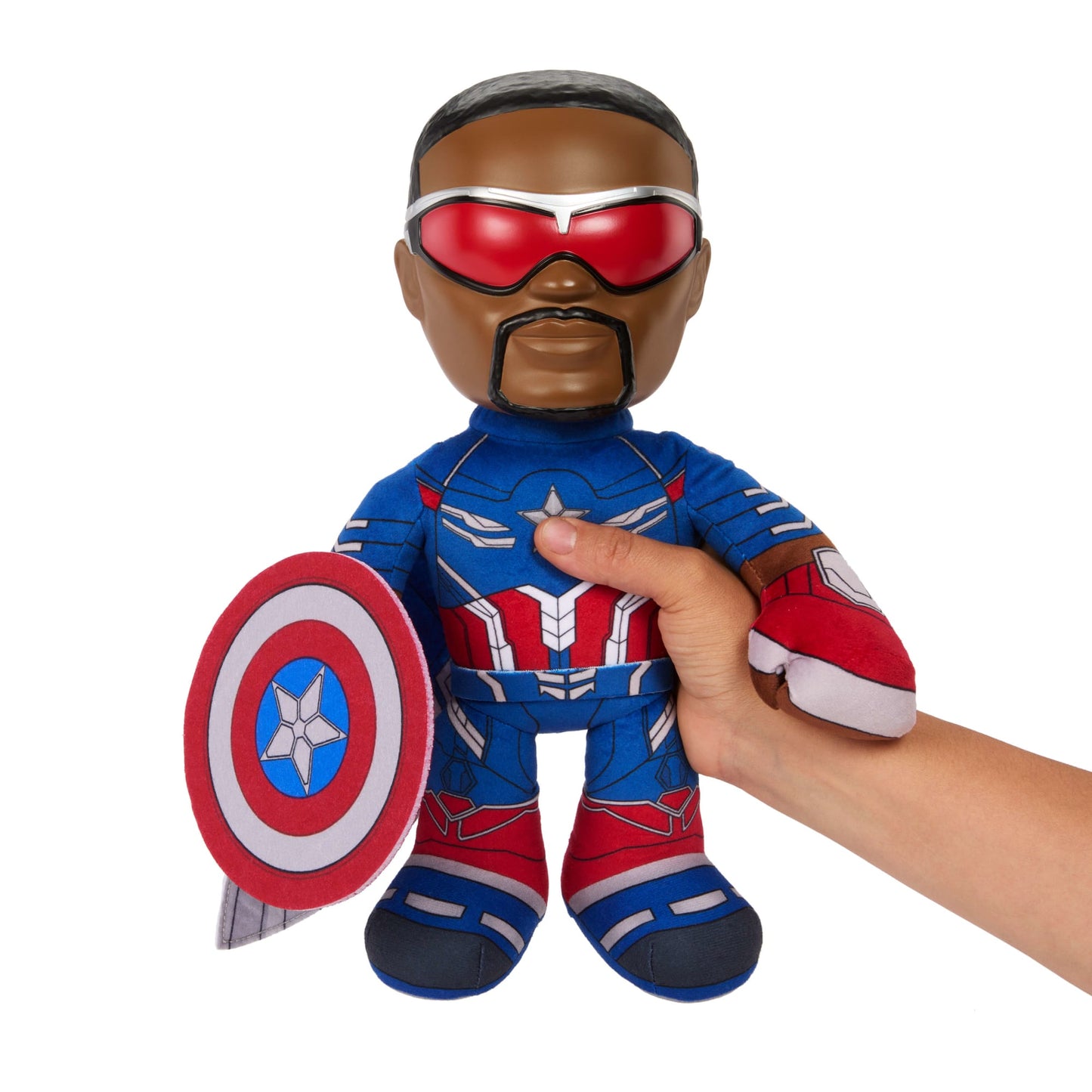 Marvel Captain America: Brave New World Plush Toy Figure With Sounds Inspired By The Movie