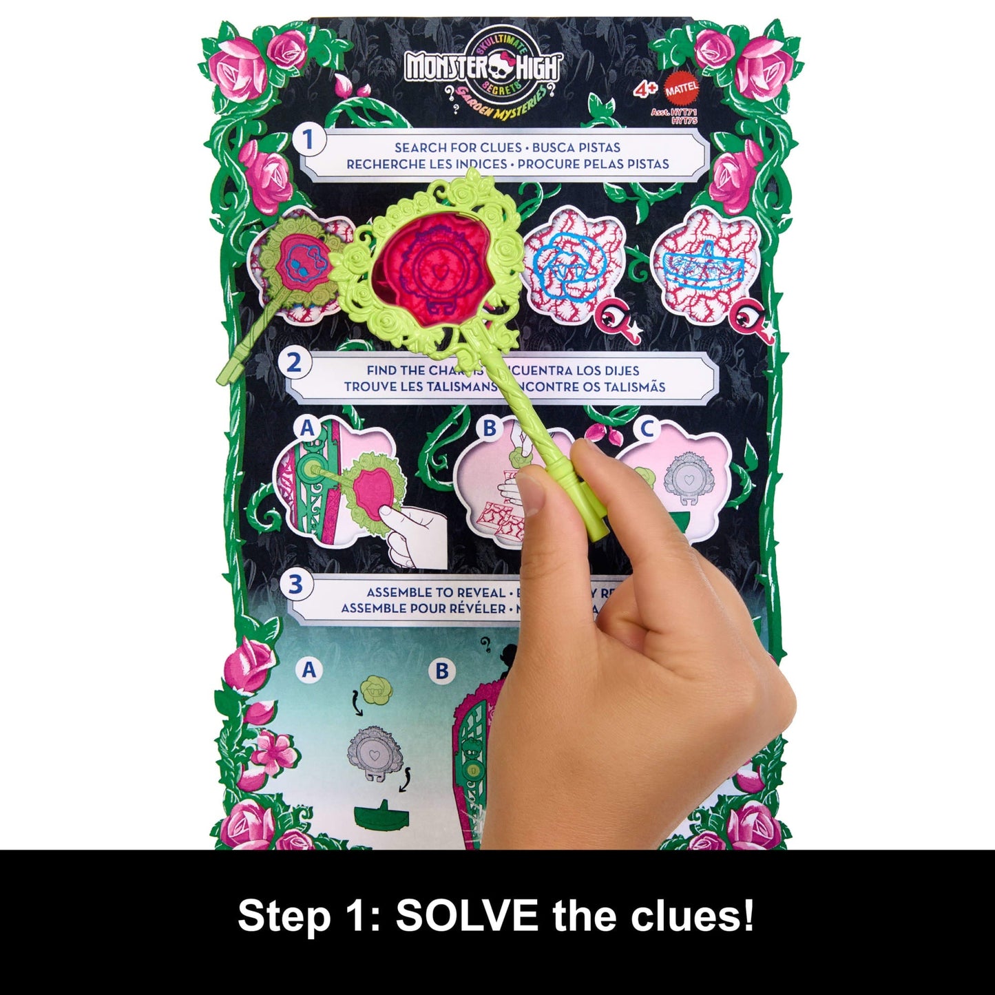 Monster High Skulltimate Secrets Garden Mysteries Playset, Venus Mcflytrap Doll With 19+ Surprises