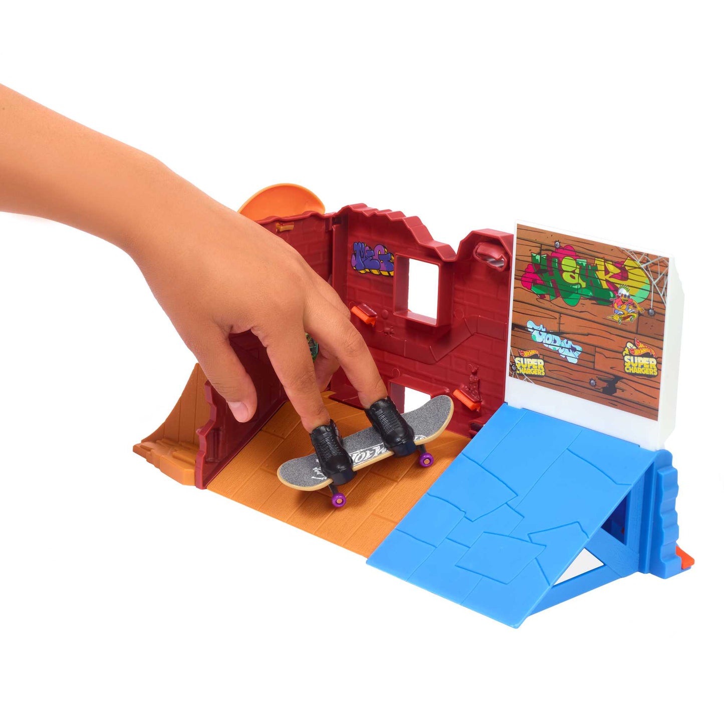 Hot Wheels Skate Pista de Juguete Set Tienda de Dona