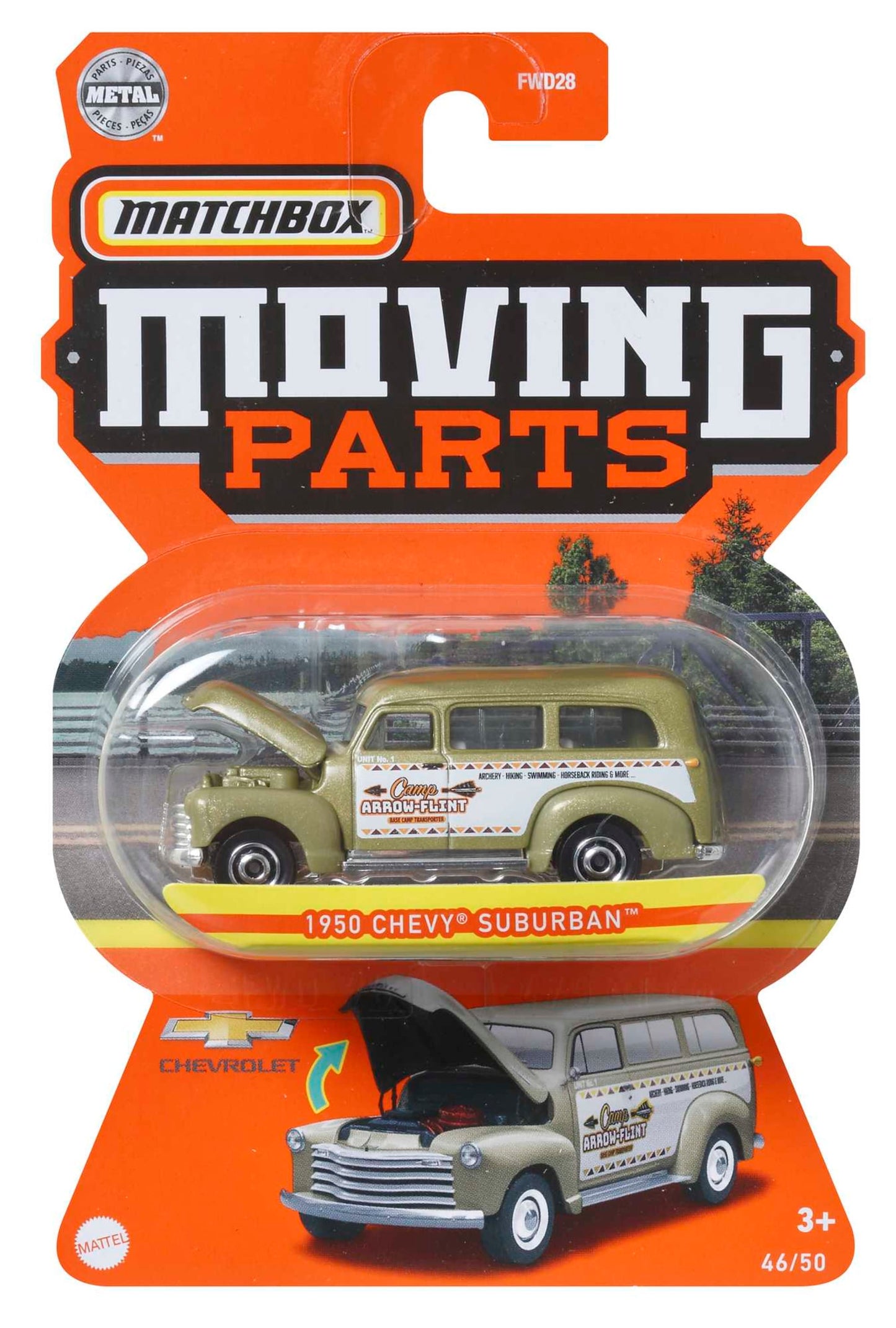 Matchbox Diecast Veículo de Brinquedo Com partes móveis
