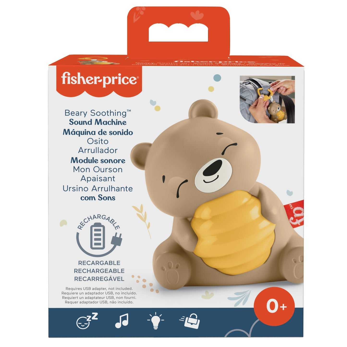 Fisher-Price  Module Sonore Mon Ourson Apaisant, Minuterie Personnal.
