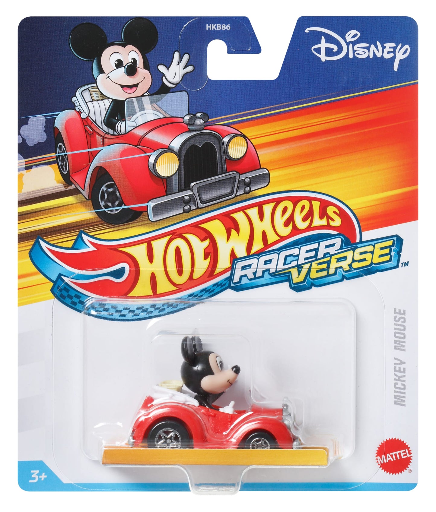 Hot Wheels RacerVerse Vehículo de Juguete Mickey Mouse