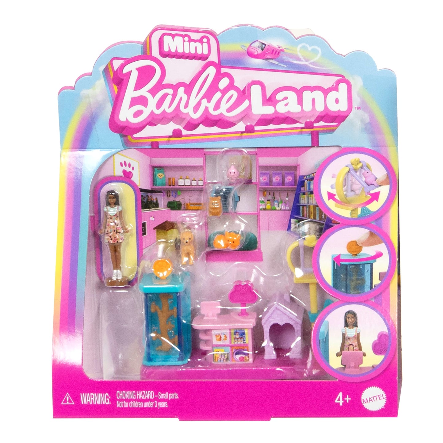 Barbie Mini BarbieLand Set de Juego Boutique para Mascotas