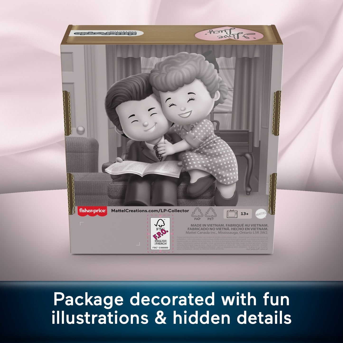 Little People Collector I Love Lucy: Lucy And Ricky Special Edition Figure Set For Adults & Fans