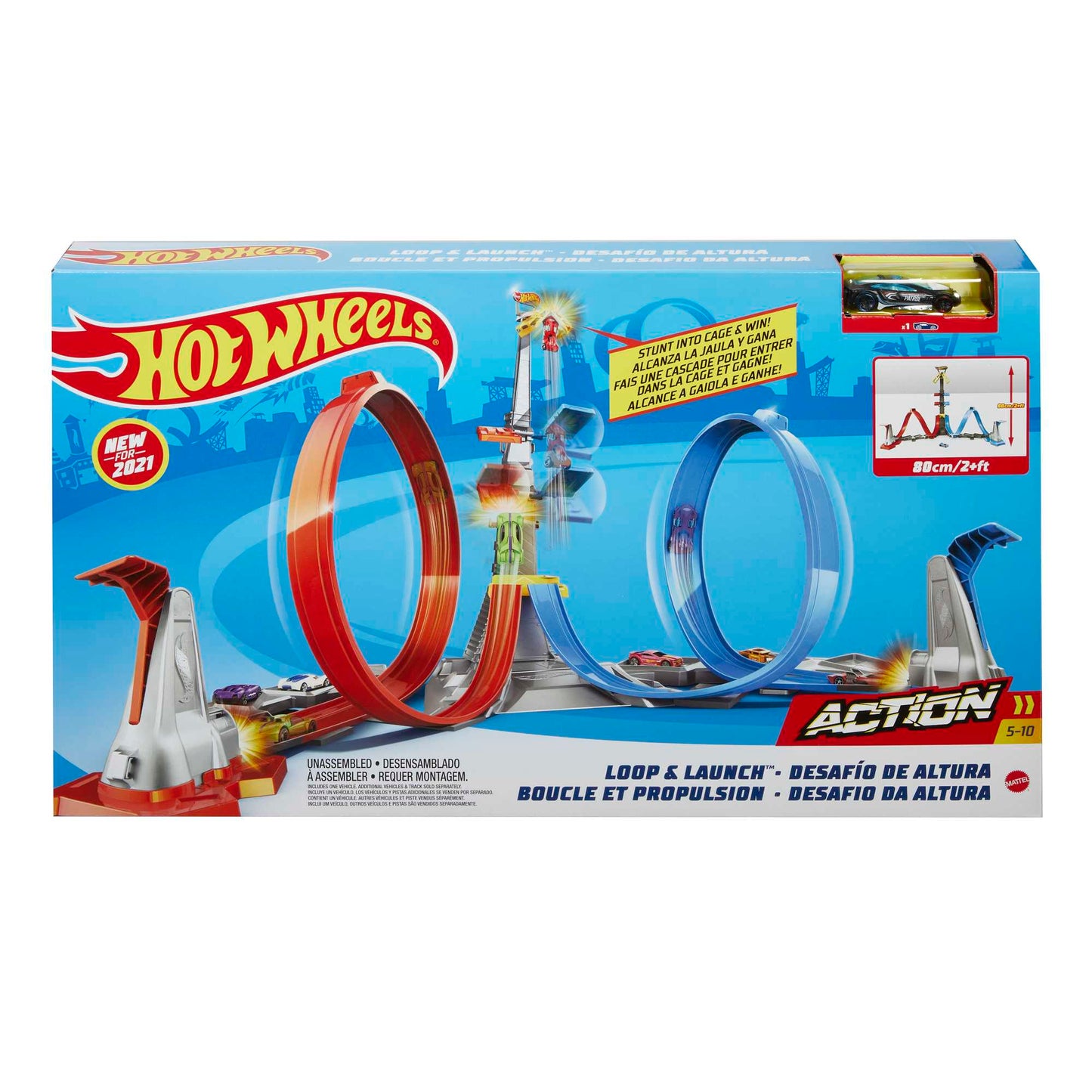 Hot Wheels Action Pista de Brinquedo Desafio de Altura