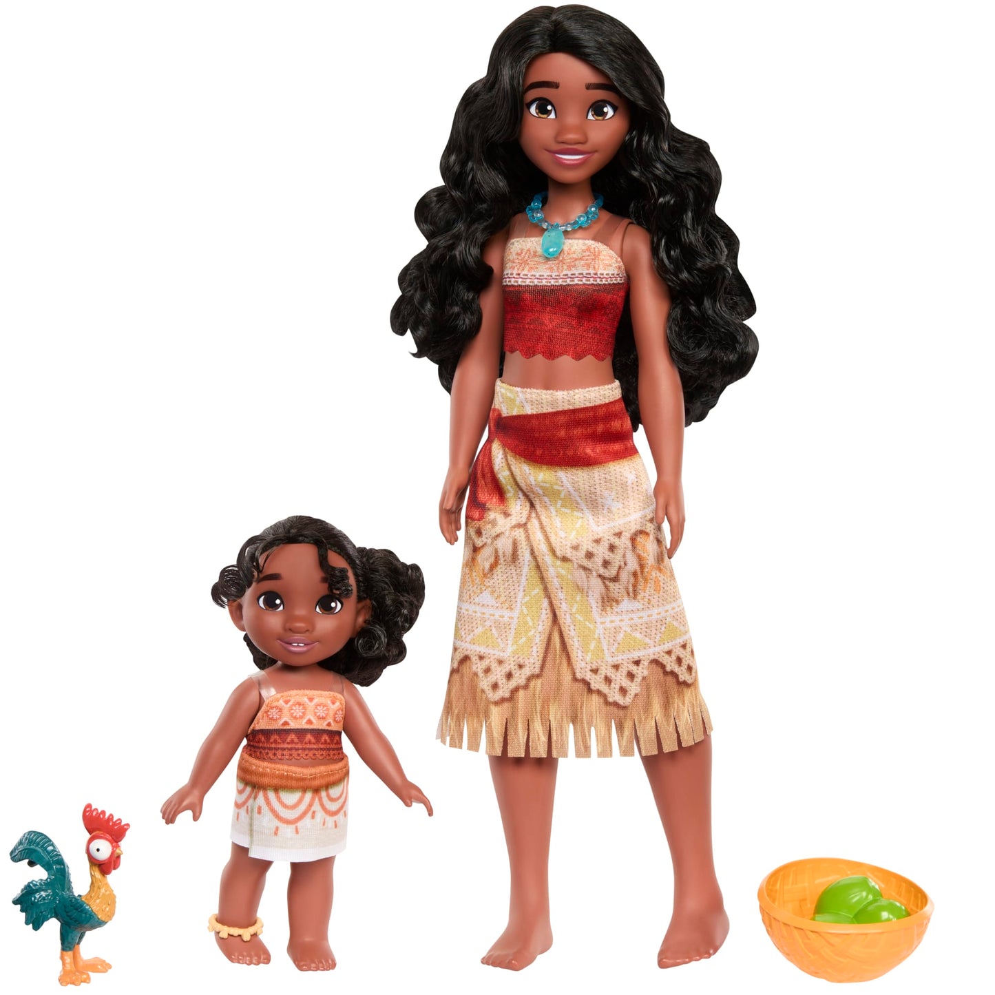 Disney Moana 2 Coffret de Jeu Sœurs Moana et Simea, 3 Access.