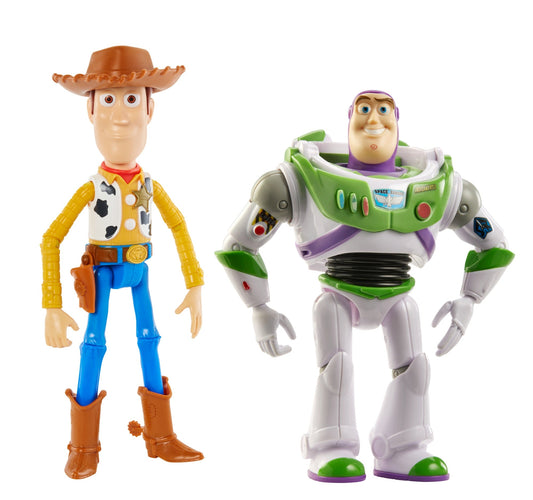 Disney And Pixar Toy Story 7-Inch Woody And Buzz Action Figure Toys 2-Pack,  Pizza Planet Adventure
