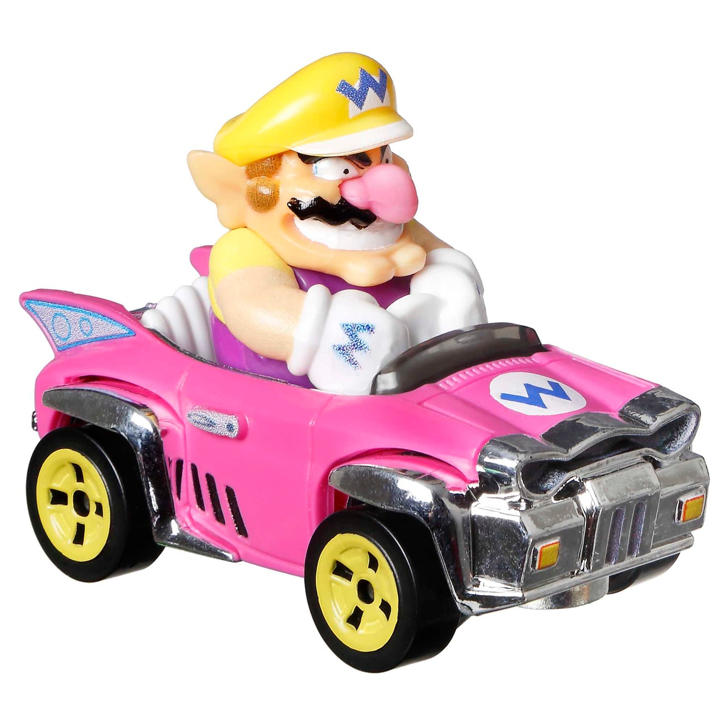 Hot Wheels Mario Kart Vehículo de Juguete Wario Badwagon