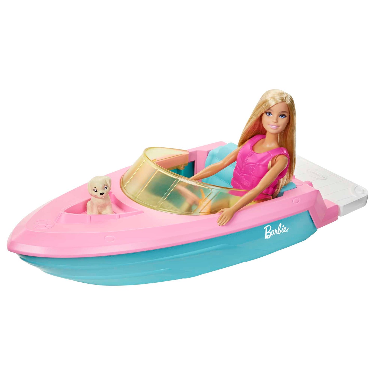 Barbie Conjunto de Brinquedo Barco aquático com Boneca
