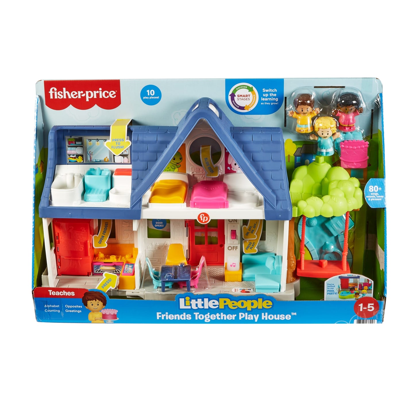 Little People Juguete para Bebés Casita de los Amigos