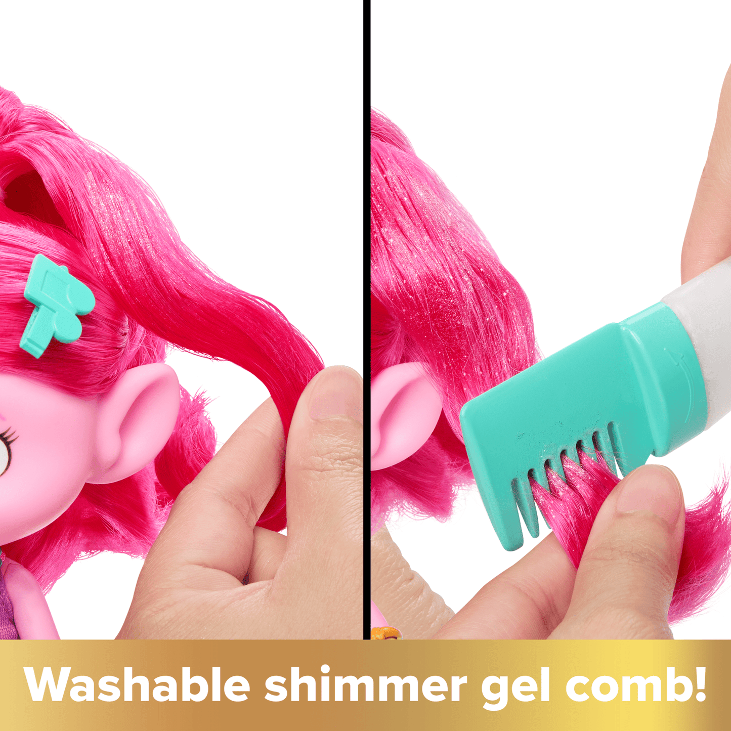 Dreamworks Trolls Band Together Hair-Tastic Queen Poppy