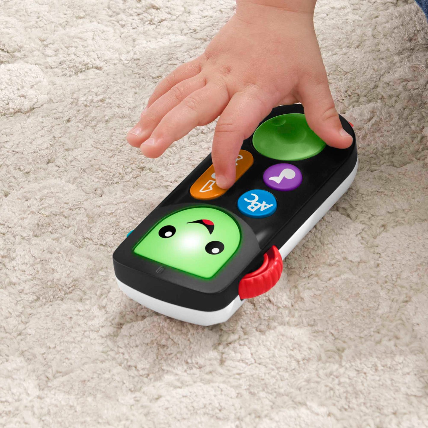 Fisher-Price Rires et Éveil Télécommande Sons et Apprentissage Version Anglaise et Française