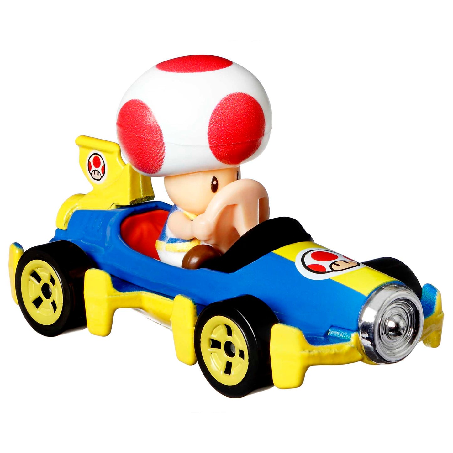 Hot Wheels Mario Kart Vehículo de Juguete Toad Mach 8