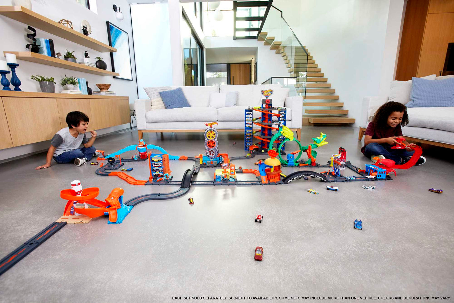 Hot Wheels City Pista de Juguete Paquete para Construcción