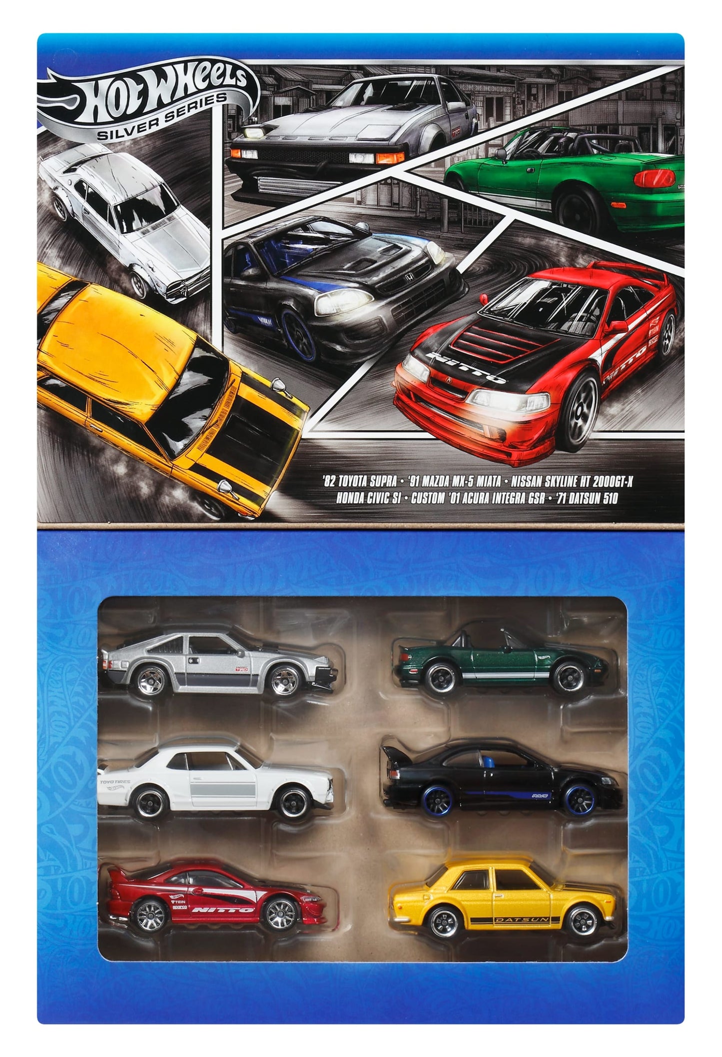 Hot Wheels Collector Vehículo de Colección Multipack Autos Japoneses