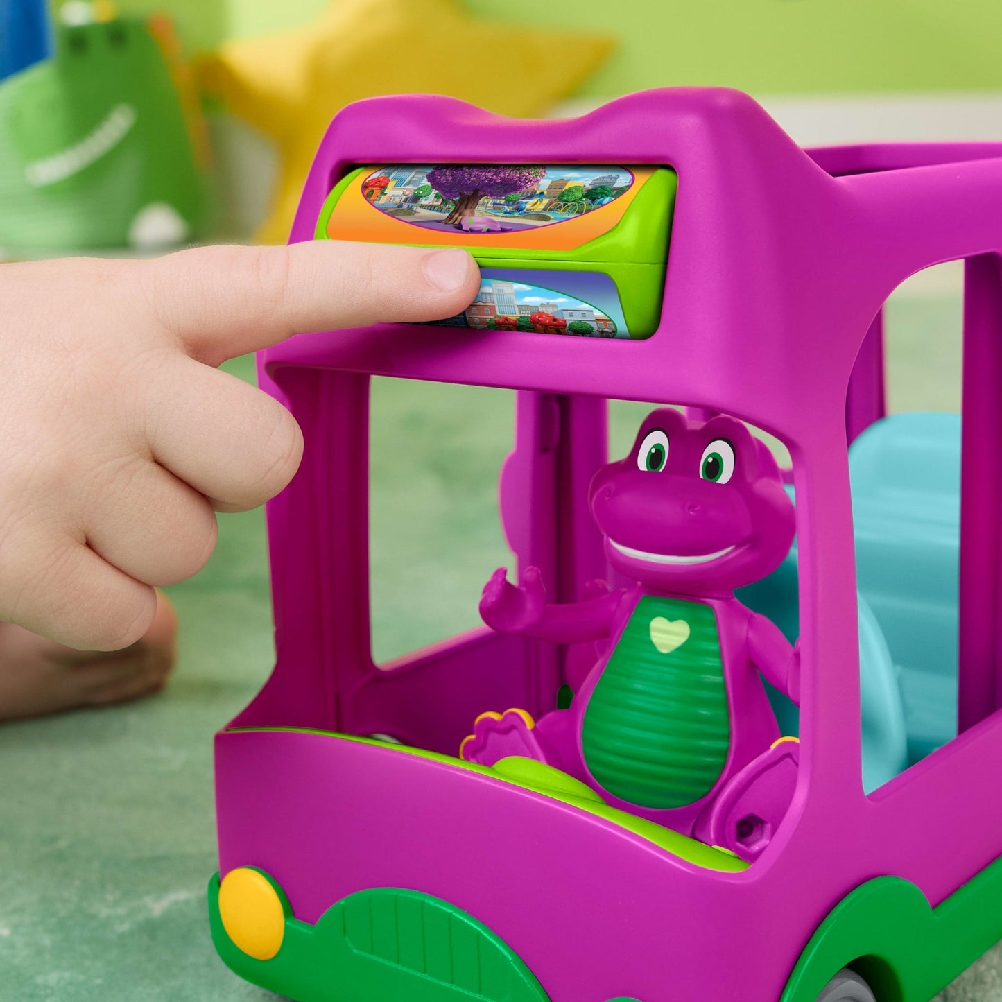 Barney Vehículo de Juguete Autobús de Aventuras
