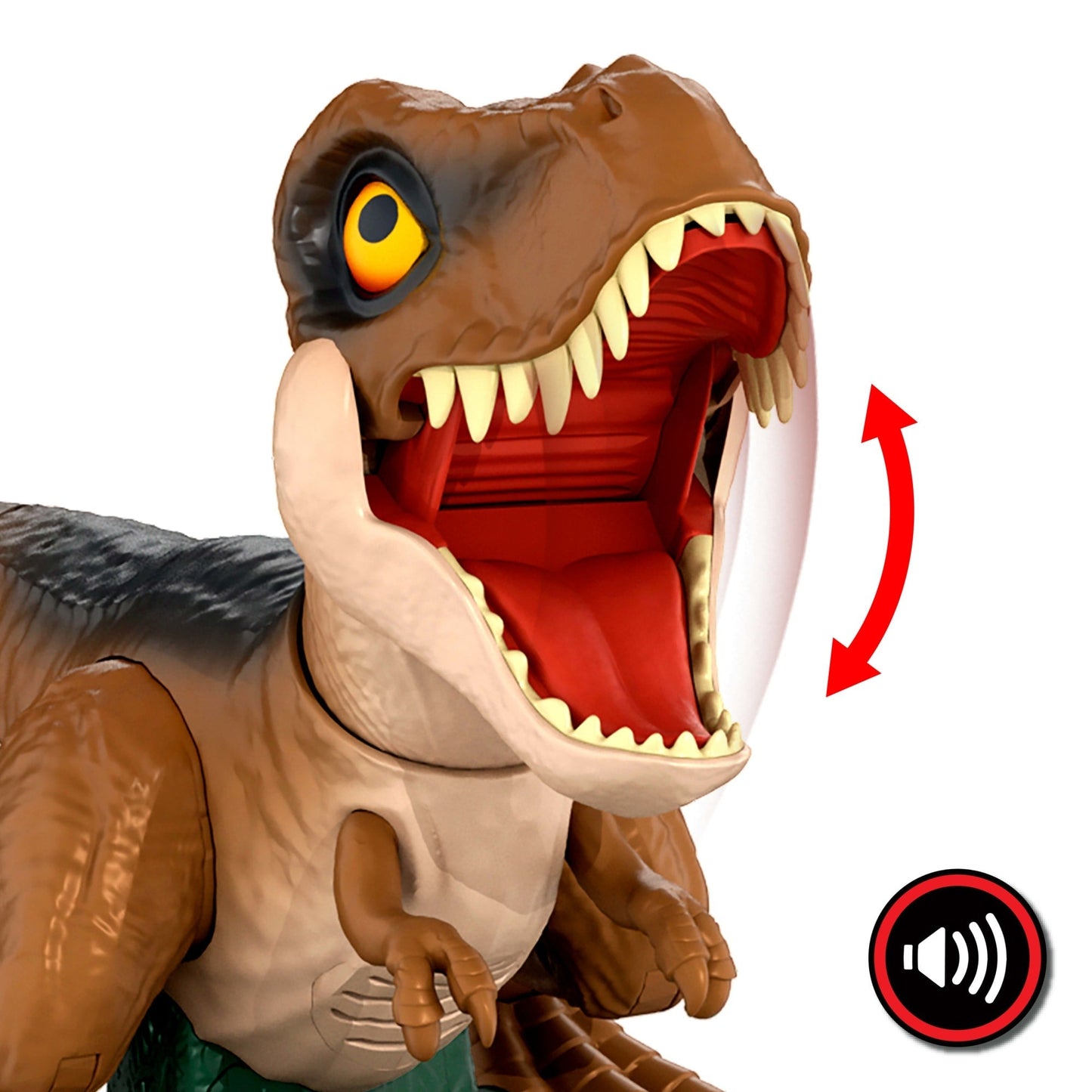 Jurassic World Dinossauro de Brinquedo Jurassic World T.Rex Fúria Rugidora R/C