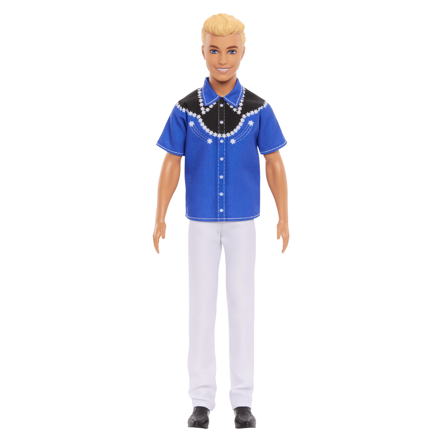 Barbie Fashionista Boneco Ken Camisa Azul e Preta