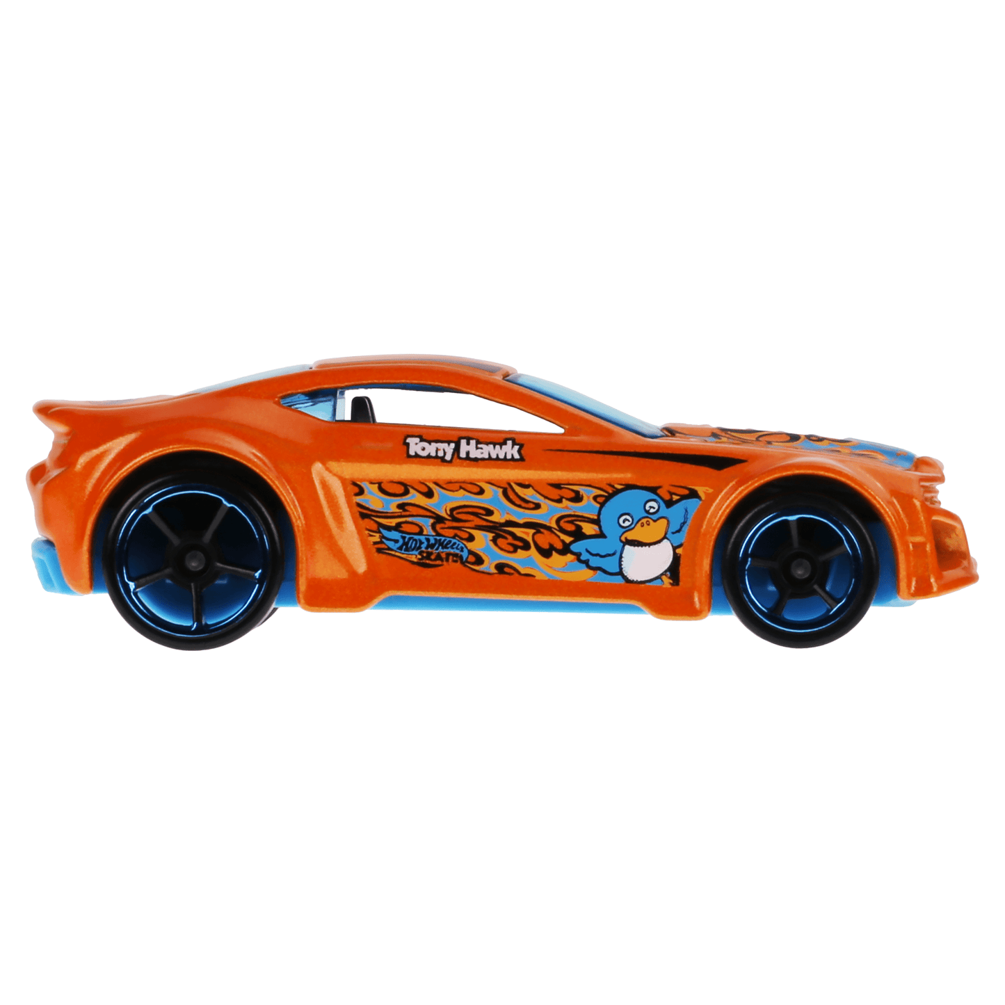 Hot Wheels Skate Vehículo de Juguete Patineta de Colección Pájaro Azul y Naranja con Diecast