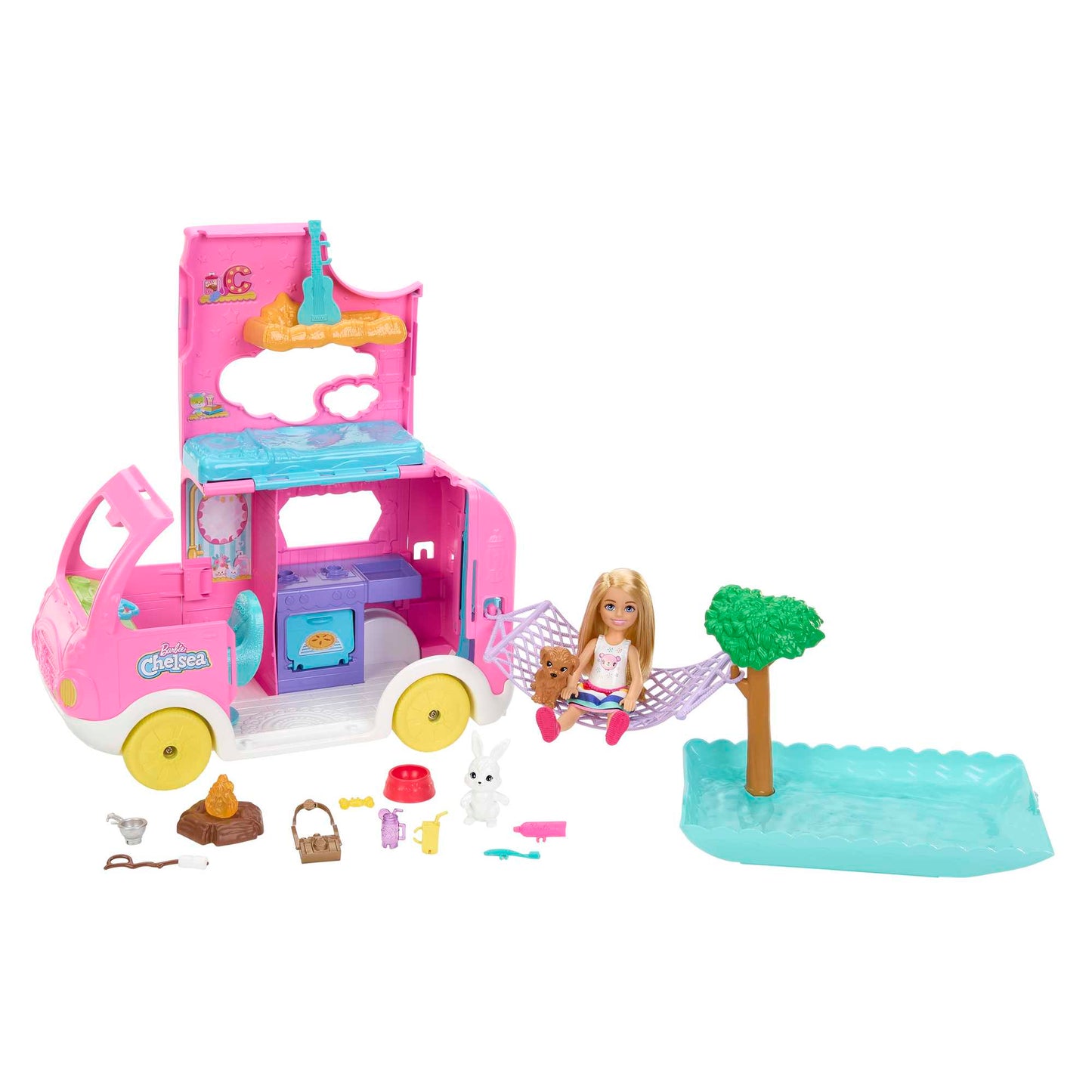 Barbie Vehículo de Juguete Chelsea Nuevo Camper