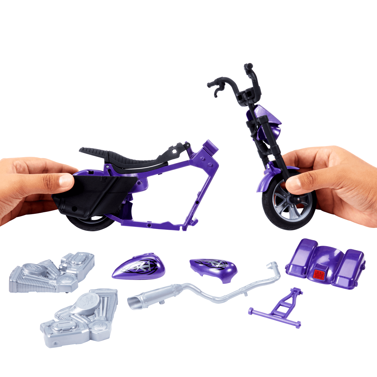 Wwe  Wrekkin’  Véhicule et Fig.  Boneyard Slamcycle et Undertaker
