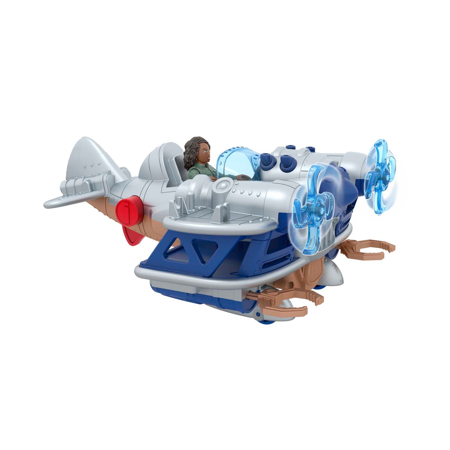 Imaginext-Jurassic World-Kayla et Son Avion-Coffret 4Éléments