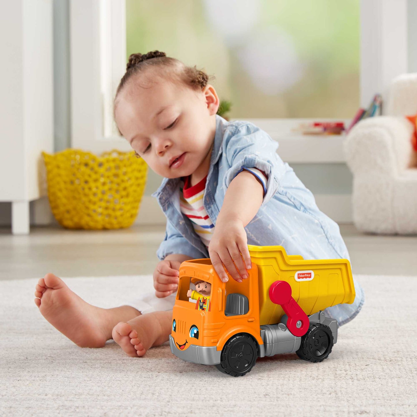 Fisher-Price Little People Camion à Benne Travail en Équipe
