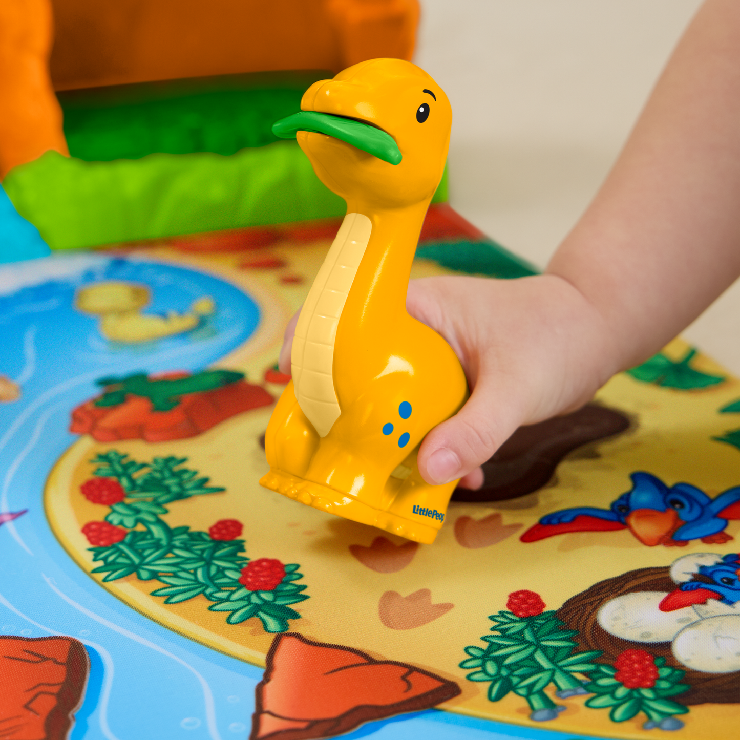 Fisher-Price  Little People  Village des Dinosaures et Tapis de Jeu