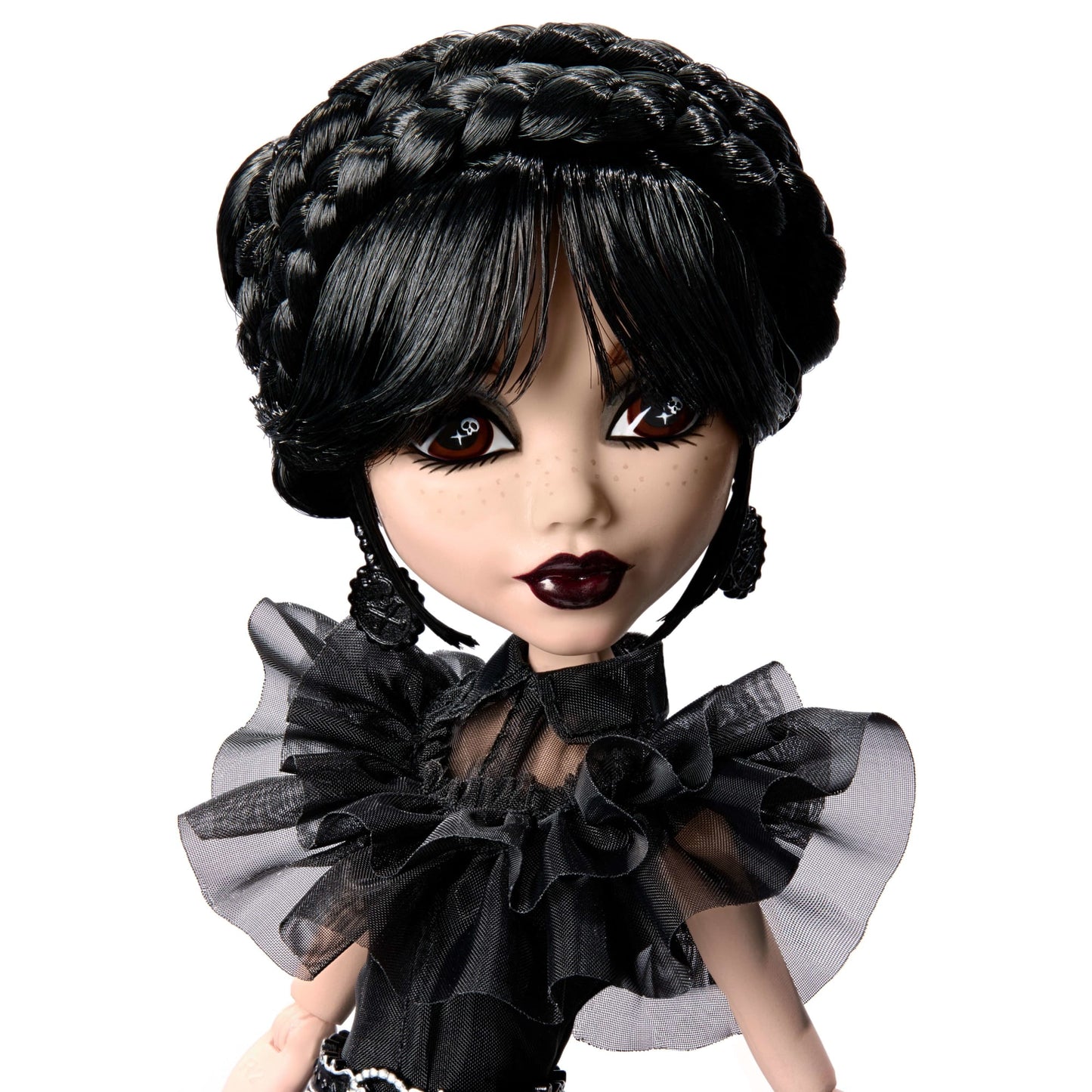 Monster High Wednesday Collectible Doll, Rave’N Wednesday in Black Gown inspired By Dance Scene