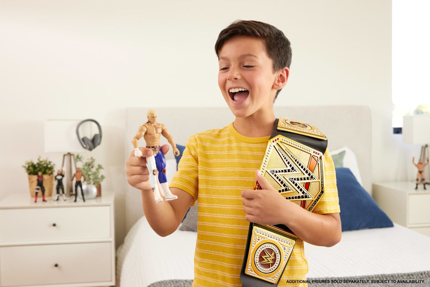 WWE Championship Title, Undisputed WWE Universal Role-Play & Costume, Leather-Like Belt