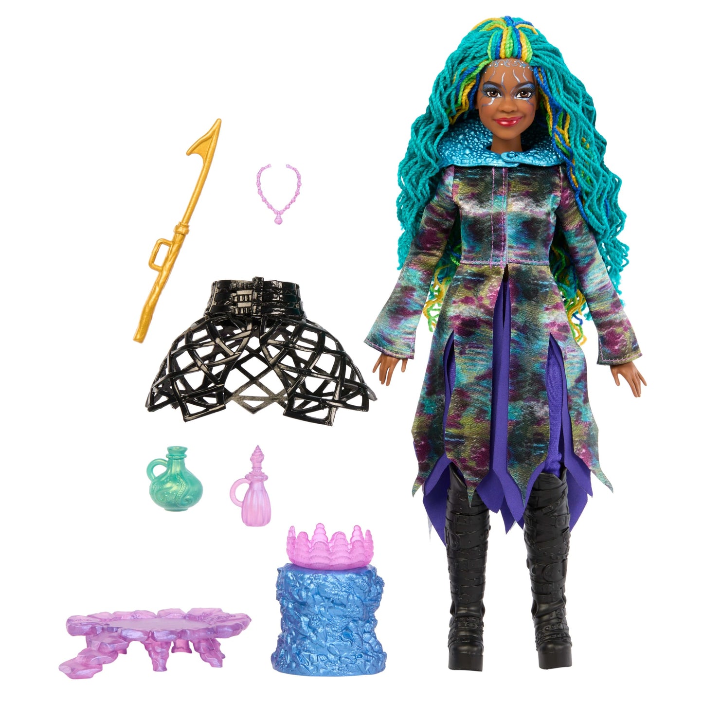 Disney Descendants: The Rise Of Red  Uliana's Sea Witch Lair Playset With Fashion Doll & Accessories