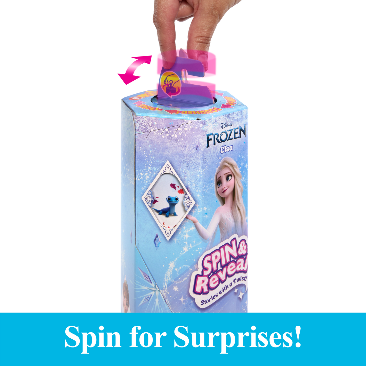 Disney Frozen Spin & Reveal Elsa Fashion Doll & Accessories With 11 Surprises