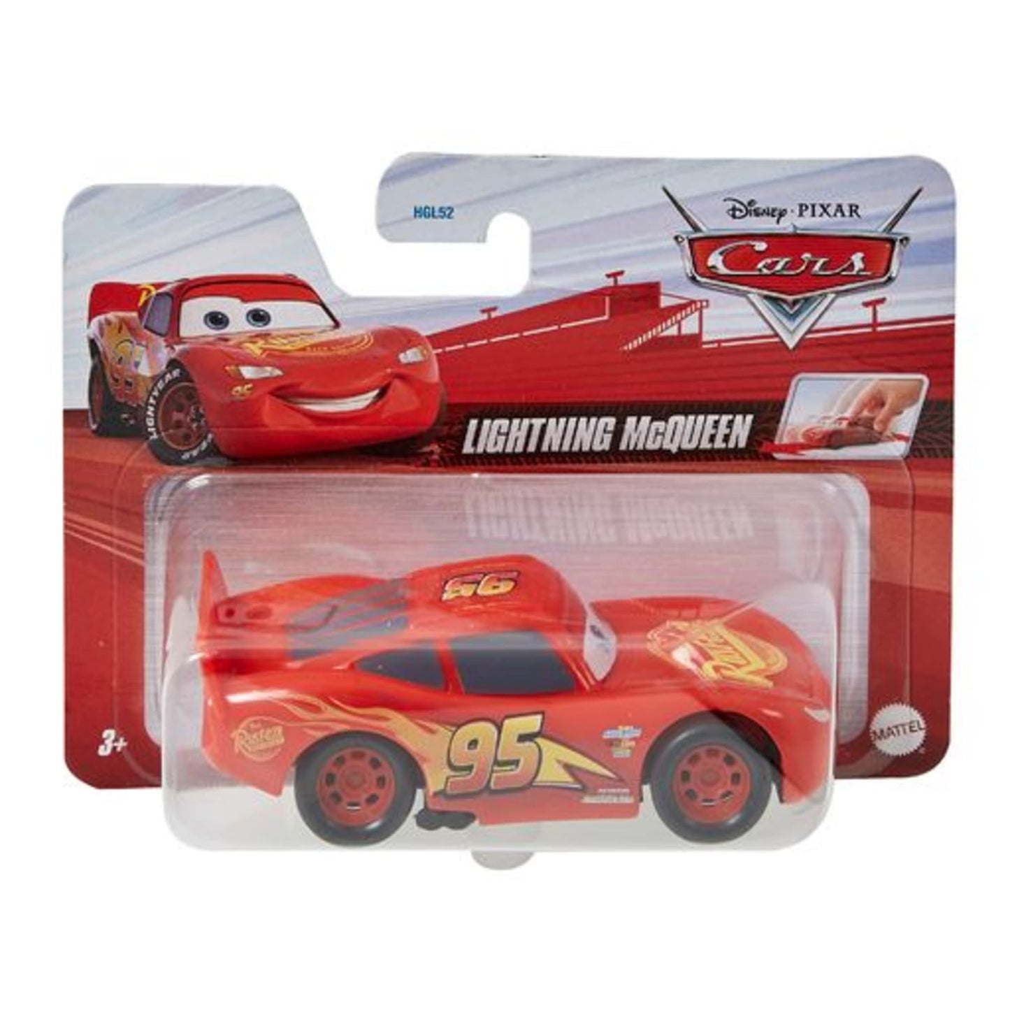 Cars de Disney y Pixar Pullback Vehículo de Juguete Rayo McQueen